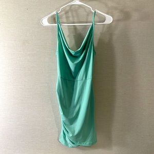 Shein mini-dress in seafoam green